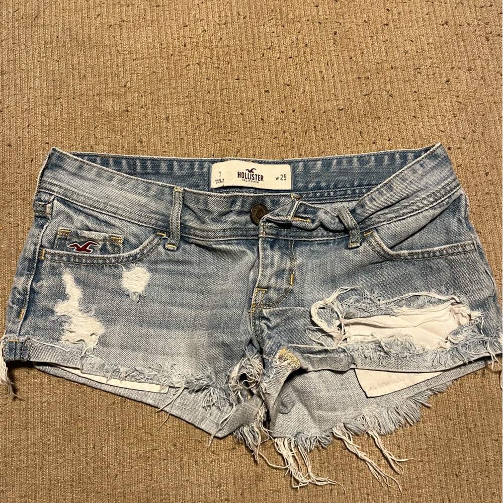 Hollister jean shorts